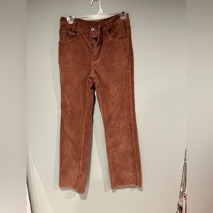 Brandy Melville copper straight leg pants. John Galt, low rise. EUC.